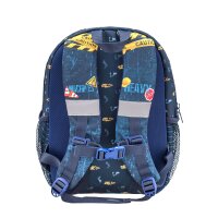 Belmil Kiddy Plus Kindergartenrucksack "Heavy Machinery" für 3-6 Jährige Kinder mit Brustgurt