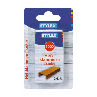 5x Stylex 1000 Heftklammern