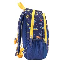 Belmil Kiddy Plus Kindergartenrucksack "Big Wheel" für 3-6 Jährige Kinder mit Brustgurt