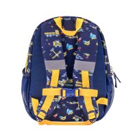Belmil Kiddy Plus Kindergartenrucksack "Big Wheel" für 3-6 Jährige Kinder mit Brustgurt