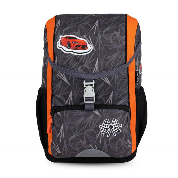 Belmil Kiddy Sporty Kindergartenrucksack "Turbodrive" für 3-6 Jährige Kinder mit Brustgurt