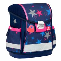 Belmil Classy ergonomisches Schulranzen-Set 4-teilig "Sparkling Star" mit Brustgurt