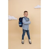Belmil Classy ergonomisches Schulranzen-Set 4-teilig "Football 4" mit Brustgurt