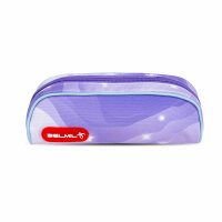 Belmil Classy Plus ergonomisches Schulranzen-Set 5-teilig "Over the Rainbow" mit Brustgurt, Magnetverschluss, Patch Set 3 Stück