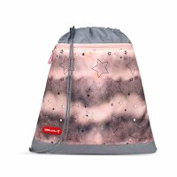 Belmil Classy Plus ergonomisches Schulranzen-Set 5-teilig "Rose Ballet" mit Brustgurt, Magnetverschluss, Patch Set 3 Stück