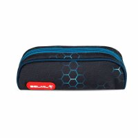Belmil Classy Plus ergonomisches Schulranzen-Set 5-teilig "Kick the Ball" mit Brustgurt, Magnetverschluss, Patch Set 3 Stück