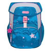 Belmil Maxi ergonomisches Schulranzen-Set 5-teilig "Mermaid" mit Brustgurt, Magnetverschluss, einem Patch