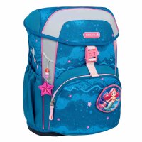Belmil Maxi ergonomisches Schulranzen-Set 5-teilig "Mermaid" mit Brustgurt, Magnetverschluss, einem Patch