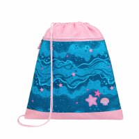 Belmil Maxi ergonomisches Schulranzen-Set 5-teilig "Mermaid" mit Brustgurt, Magnetverschluss, einem Patch