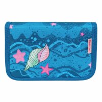 Belmil Maxi ergonomisches Schulranzen-Set 5-teilig "Mermaid" mit Brustgurt, Magnetverschluss, einem Patch