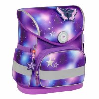 Belmil Compact ergonomisches Schulranzen-Set 5-teilig "Shining Fairy" mit Brustgurt, Magnetverschluss, einem Patch