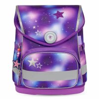 Belmil Compact ergonomisches Schulranzen-Set 5-teilig "Shining Fairy" mit Brustgurt, Magnetverschluss, einem Patch
