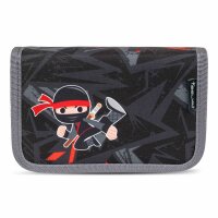 Belmil Compact ergonomisches Schulranzen-Set 5-teilig "Ninja" mit Brustgurt, Magnetverschluss, einem Patch