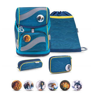 Belmil Smarty ergonomisches Schulranzen Set 5-teilig...