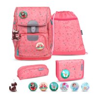 Belmil Motion ergonomisches Schulranzen Set 5-teilig...