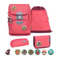 Belmil Motion ergonomisches Schulranzen Set 5-teilig...
