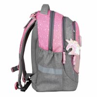 Belmil Schulrucksack "In love fashion - Gray" mit Brustgurt