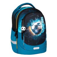 Belmil Schulrucksack "Fire Footbal" mit Brustgurt