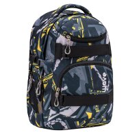 Wave Infinity Schulrucksack "Yellow Graffiti"