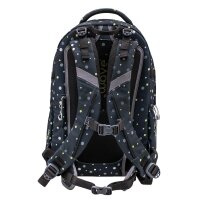 Wave Infinity Schulrucksack "Black and Yellow Dots"
