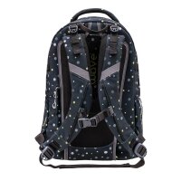 Wave Infinity Schulrucksack "Black and Yellow Dots"