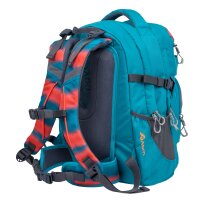 Wave Infinity Schulrucksack "Ombre Neon Orange and Bluebird"