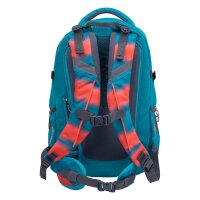 Wave Infinity Schulrucksack "Ombre Neon Orange and Bluebird"