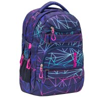 Wave Infinity Schulrucksack "Stripes Purple"