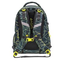 Wave Infinity Schulrucksack "Stripes Green"