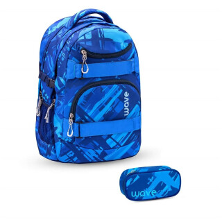 Wave Infinity Schulrucksack Set 2 tlg. "Deep...