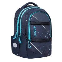 Wave Prime Schulrucksack "Dots Aurora"