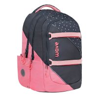 Wave Prime Schulrucksack "Dots Pinky"