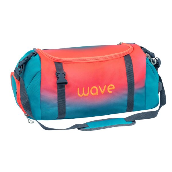 Wave Sporttasche "Ombre Neon Orange and Bluebird"