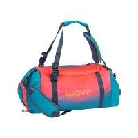 Wave Sporttasche "Ombre Neon Orange and Bluebird"