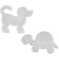 Hama MAXI Perlen 8293 - Stiftplatte 8202 Hund und 8210...
