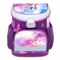 Belmil Mini-Fit ergonomisches Schulranzen-Set 4-teilig "Pegasus" mit Brustgurt