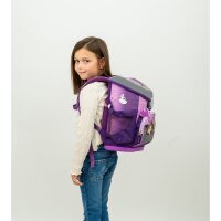 Belmil Mini-Fit ergonomisches Schulranzen-Set 4-teilig "Little Caty" mit Brustgurt