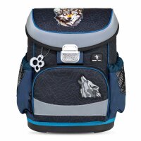Belmil Mini-Fit ergonomisches Schulranzen-Set 4-teilig "Wolves Pack" mit Brustgurt