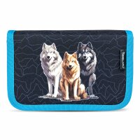 Belmil Mini-Fit ergonomisches Schulranzen-Set 4-teilig "Wolves Pack" mit Brustgurt