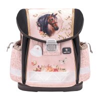 Belmil Classy ergonomisches Schulranzen-Set 4-teilig "Horse Chestnut" mit Brustgurt