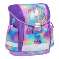 Belmil Classy ergonomisches Schulranzen-Set 4-teilig "Rainbow Color" mit Brustgurt