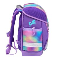 Belmil Classy ergonomisches Schulranzen-Set 4-teilig "Rainbow Color" mit Brustgurt