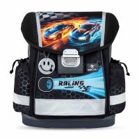 Belmil Classy ergonomisches Schulranzen-Set 4-teilig "Race it" mit Brustgurt