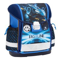 Belmil Classy ergonomisches Schulranzen-Set 4-teilig "Fastline" mit Brustgurt