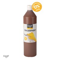 Creall Fingermalfarbe - Happy Ingredients, 750 ml - Braun