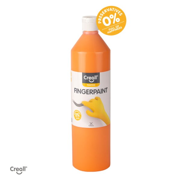 Creall Fingermalfarbe - Happy Ingredients, 750 ml - Orange