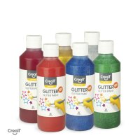 Creall Glitzernde Farben, 6 x 250 ml - Sortiment