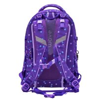 Wave Infinity Schulrucksack "Purple Dots"