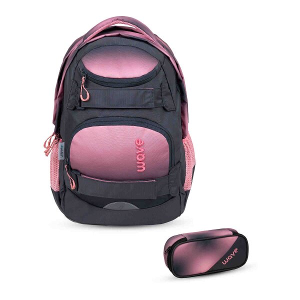 Wave Infinity Move Schulrucksack Set 2 tlg. "Gradient Pinky"