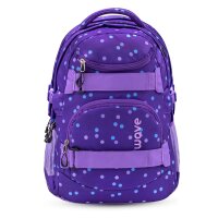 Wave Infinity Schulrucksack Set 3 tlg. "Purple...